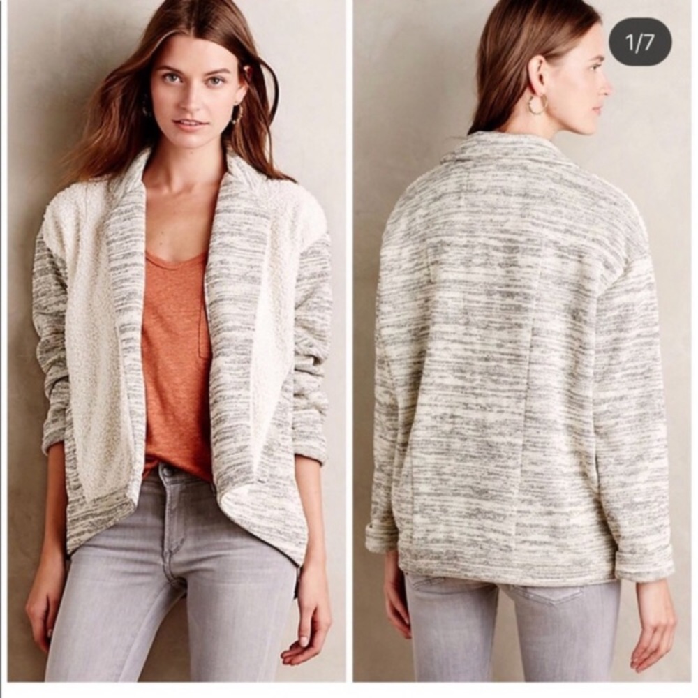 Anthro | Saturday Sunday Sherpa Front Jacket